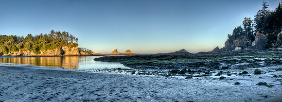 Sunset Bay OR low tide